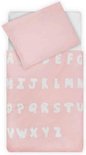 Dekbedovertrek Jollein ABC Blush Pink junior
