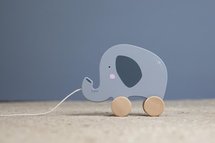 Little Dutch Houten Trekfiguur Olifant