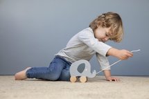 Little Dutch Houten Trekfiguur Olifant