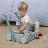 Little Dutch Houten Blokkenkar Blauw