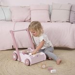 Little Dutch Houten Blokkenkar Roze