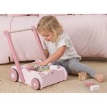 Little Dutch Houten Blokkenkar Roze