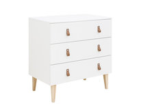 Bopita 3-delige babykamer Indy Wit / Naturel