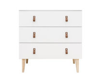 Bopita 3-delige babykamer Indy Wit / Naturel