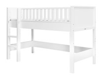 Bopita Nordic Halfhoogslaper met rechte trap wit