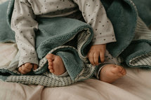 SnoozeBaby Wiegdeken Smokey Green