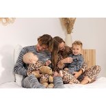 Feetje Wafel Pyjama Grijs Melange Family Edition