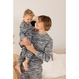 Feetje Wafel Pyjama Grijs Melange Family Edition