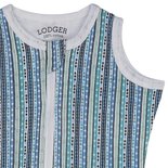 Lodger Slaapzak Hopper Sleeveless Stripe Xandu Dusty Turquoise