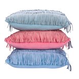 Kidsdepot Kussen Zebra Fringe Seagreen