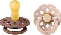 BIBS Fopspeen Boheme latex 2 pack - Woodchuck/Blush