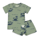 Feetje Pyjama Kort Palm Parker