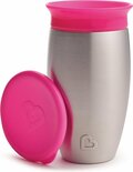 Munchkin Miracle 360 oefenbeker steel roze