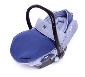 Baby Anne-Cy Autostoelhoes en Voetenzak Oslo Donker Blauw-Streep Baby Anne-Cy Autostoelhoes en Voetenzak Oslo Donker Blauw-Streep