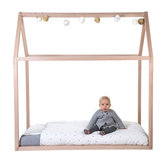 Childhome Tipi Bedframe Huis naturel 90 x 200 Childhome Tipi Bedframe Huis naturel 90 x 200