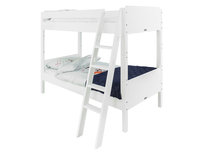 Bopita Jente Stapelbed met schuine trap wit Bopita Jente Stapelbed met schuine trap wit