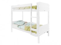 Bopita Jente Stapelbed met rechte trap wit Bopita Jente Stapelbed met rechte trap wit