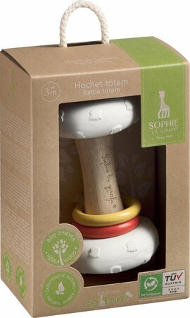 Sophie de giraf So'Pure totem rammelaar VERKLEURDE DOOS