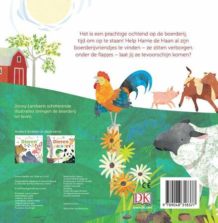 Pop-Up Boek: Wakker Worden, Dieren!