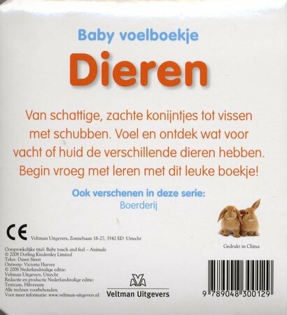 Baby Voelboekje Babydieren