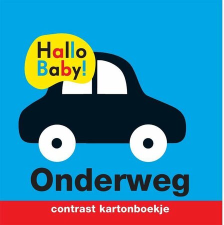 Kartonboek Hallo Baby! Onderweg