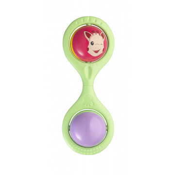 Sophie de giraf Twist rattle in beige geschenkdoosje