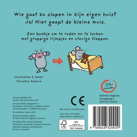 Flapjesboek: Wie is moe en moet naar bed toe?