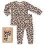 Feetje Pyjama leopard Lou perzik Premium Sleepwear