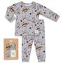 Feetje Pyjama Roar Riley Grijs Melange Premium Sleepwear