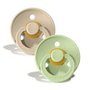BIBS Fopspeen Colour latex 2 pack - Sand/Pistachio