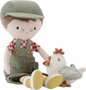 Little Dutch Knuffel Pop Boer Jim met kip 35cm