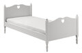 Ledikant Emma met hartje 90x200 wit WINKELMODEL