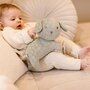 Snuffie knuffel 25cm green flower GRS